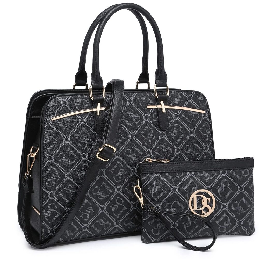 8654 Handbag Wallet Tote Shoulder Hobo Bag Top Handle Satchel Purse Set